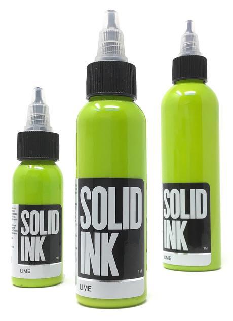 Solid Ink Lime - Tattoo Ink - FYT Tattoo Supplies New York