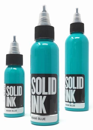 Solid Ink Miami Blue - Tattoo Ink - FYT Tattoo Supplies New York