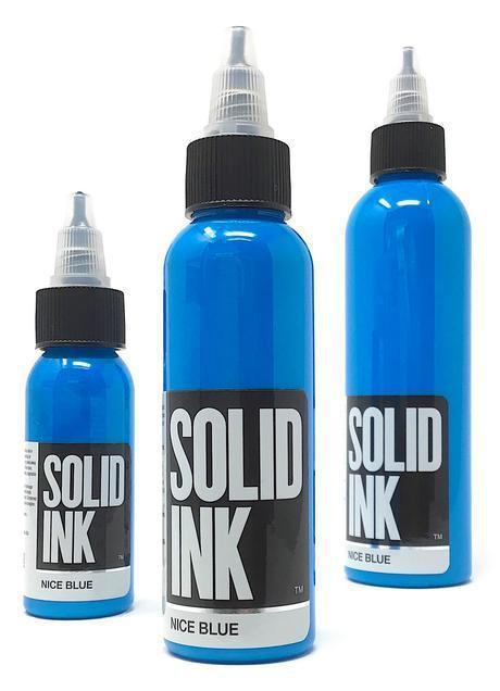 Solid Ink Nice Blue - Tattoo Ink - FYT Tattoo Supplies New York