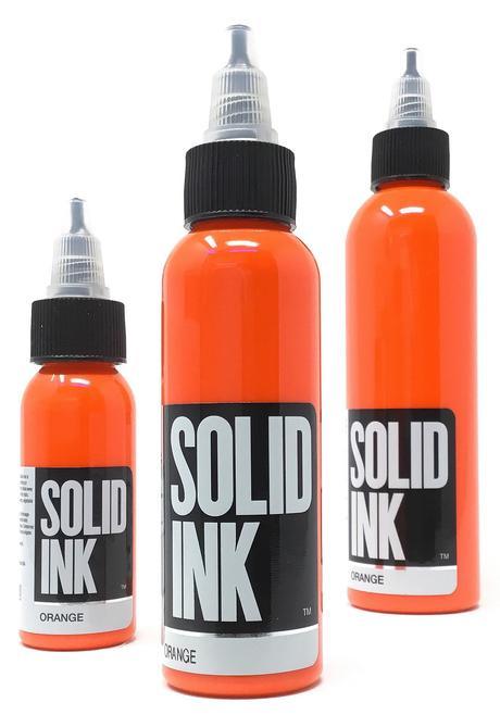 Solid Ink Orange - Tattoo Ink - FYT Tattoo Supplies New York