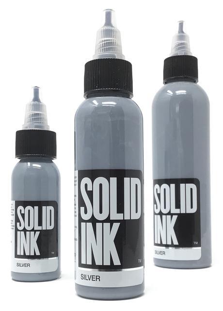 Solid Ink Silver - Tattoo Ink - FYT Tattoo Supplies New York