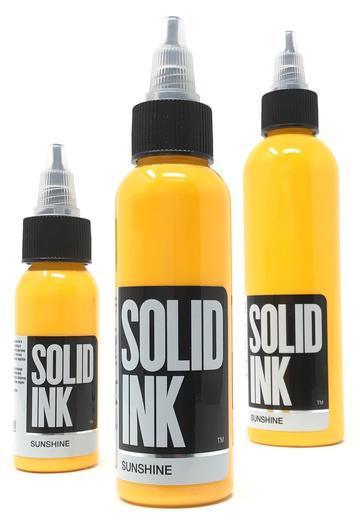 Solid Ink Sunshine - Tattoo Ink - FYT Tattoo Supplies New York