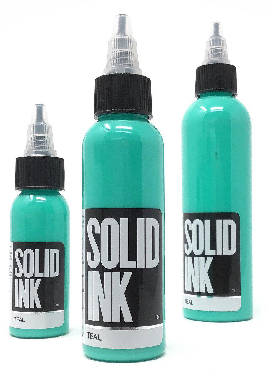 Solid Ink Teal - Tattoo Ink - FYT Tattoo Supplies New York