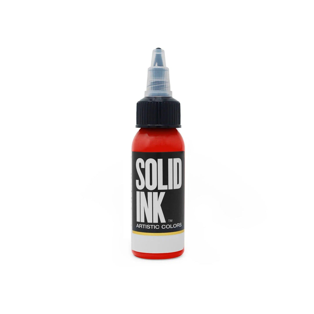 Solid Inks Super Red | Artistic Color 1oz - Tattoo Ink - FYT Tattoo Supplies New York