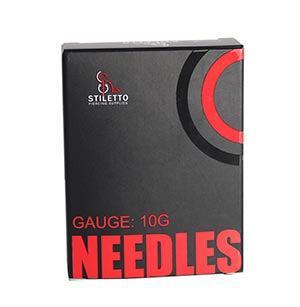 Stiletto Piercing Needles - 10G - Piercing Needles - FYT Tattoo Supplies New York