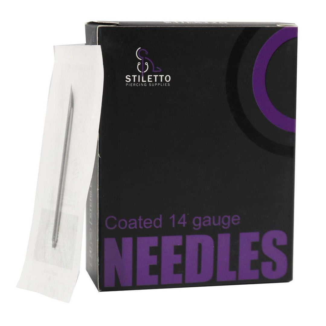 Stiletto Piercing Needles - 14G - Piercing Needles - FYT Tattoo Supplies New York
