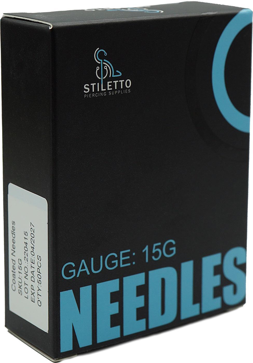 Stiletto Piercing Needles - 15G - Piercing Needles - FYT Tattoo Supplies New York