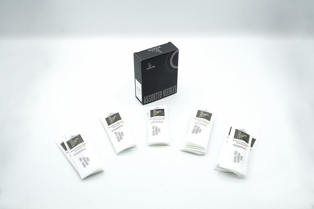 Stiletto Piercing Needles - Assorted Box - Piercing Needles - FYT Tattoo Supplies New York