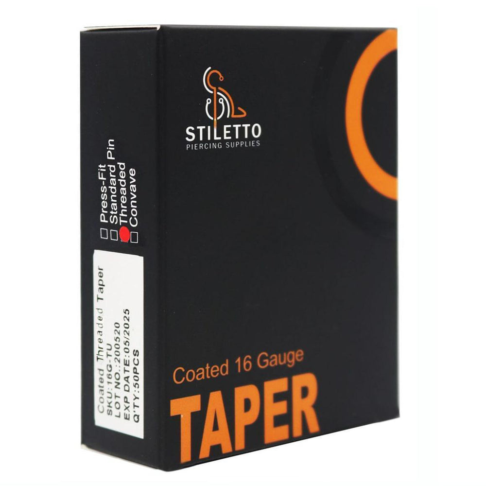 Stiletto Piercing Tapers - 16G - Piercing Tapers - FYT Tattoo Supplies New York