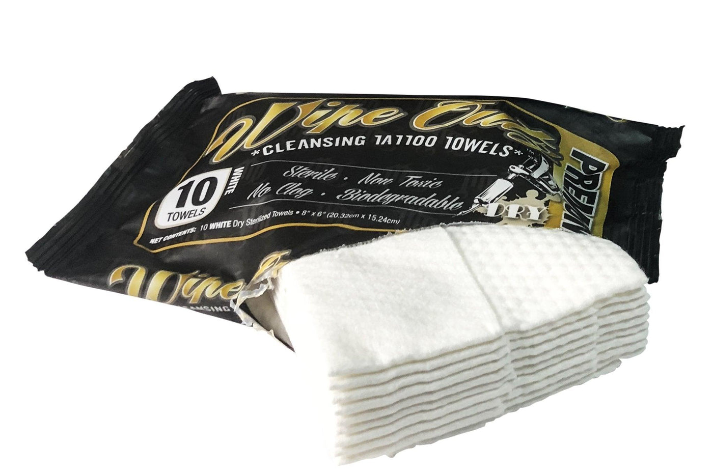 Wipe Outz™ Sterilized Tattoo DRY Towels - Station Prep. & Barrier - FYT Tattoo Supplies New York