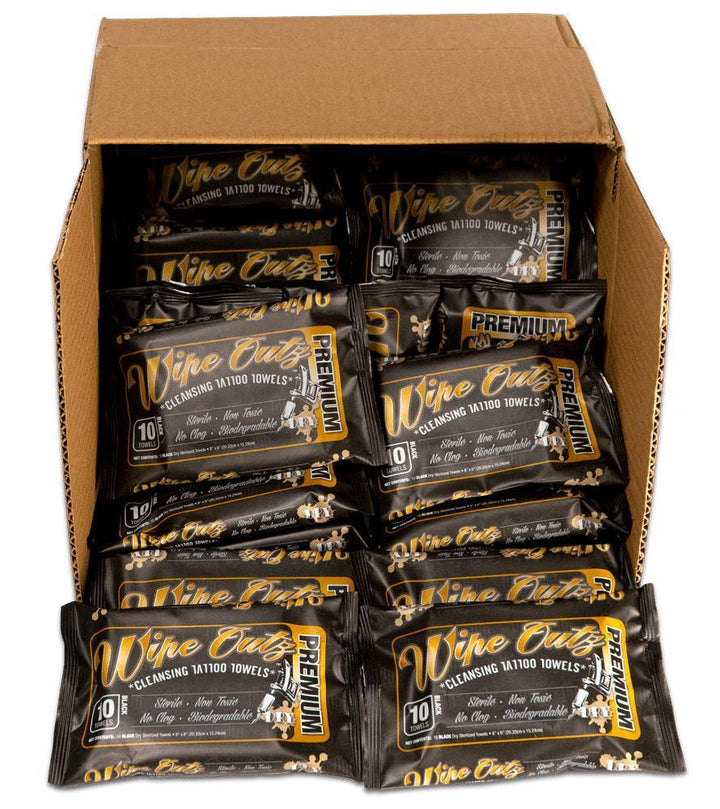 Wipe Outz™ Sterilized Tattoo DRY Towels - Station Prep. & Barrier - FYT Tattoo Supplies New York